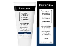 Principia Desodorante Cloridrato de Alumínio + Trealose + Pantenol 70ml