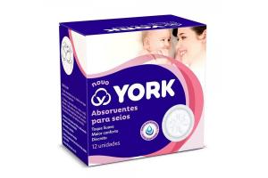 Absorventes Para Seios York Com 12 Unidades